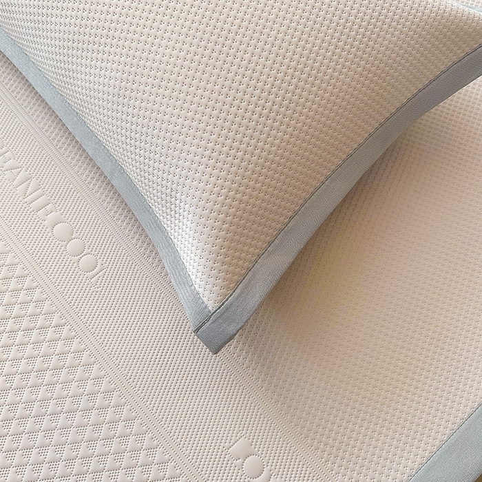 91家纺网 家纺一手货源 找家纺 乐家欣 2026新款凉感冰丝床席床笠四件套 冰丝床席款-浅灰