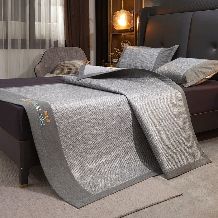 91家纺网 家纺一手货源 找家纺 （总）yyds网供 2026新款养生古藤席空调席印尼藤席加粗加厚高档冰藤席凉席竹席空调席直播三件套