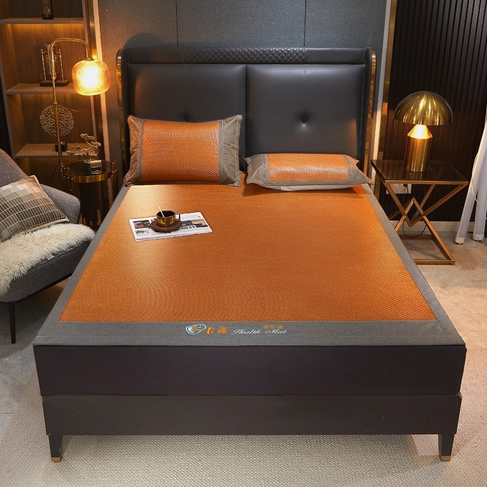 91家纺网 家纺一手货源 找家纺 （总）yyds网供 2026新款养生古藤席空调席印尼藤席加粗加厚高档冰藤席凉席竹席空调席直播三件套