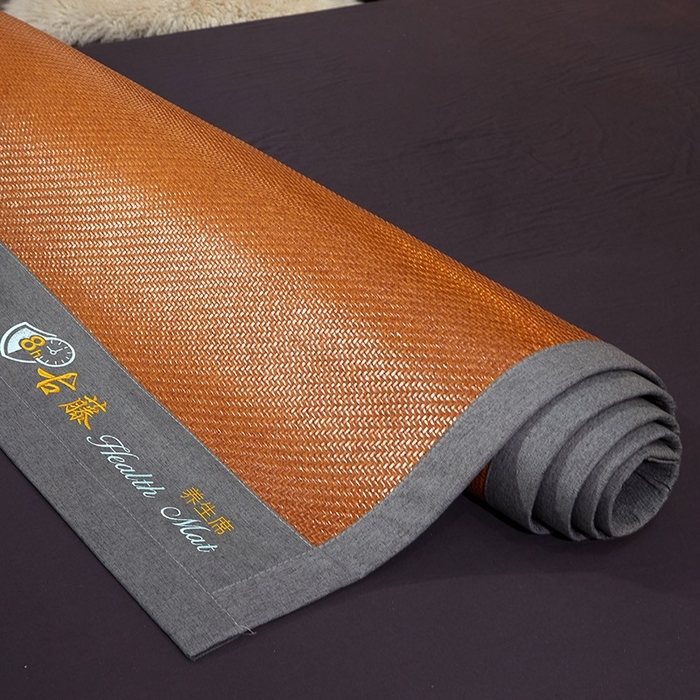 91家纺网 家纺一手货源 找家纺 （总）yyds网供 2026新款养生古藤席空调席印尼藤席加粗加厚高档冰藤席凉席竹席空调席直播三件套