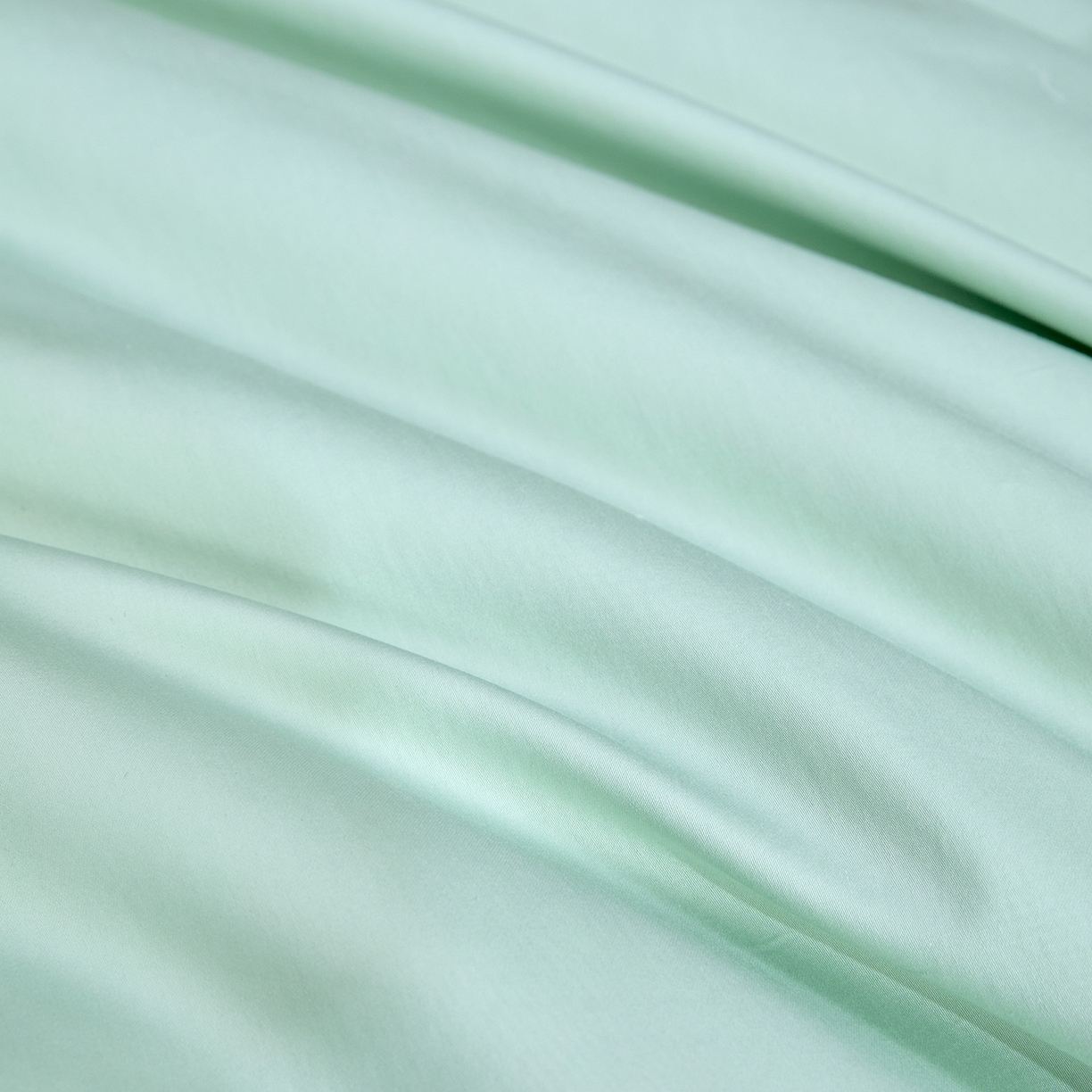 91家纺网 家纺一手货源 找家纺 合欢（原天一阁） 2026新款50s双股长绒棉全棉纯棉纯色四件套 青柠绿+银竹灰