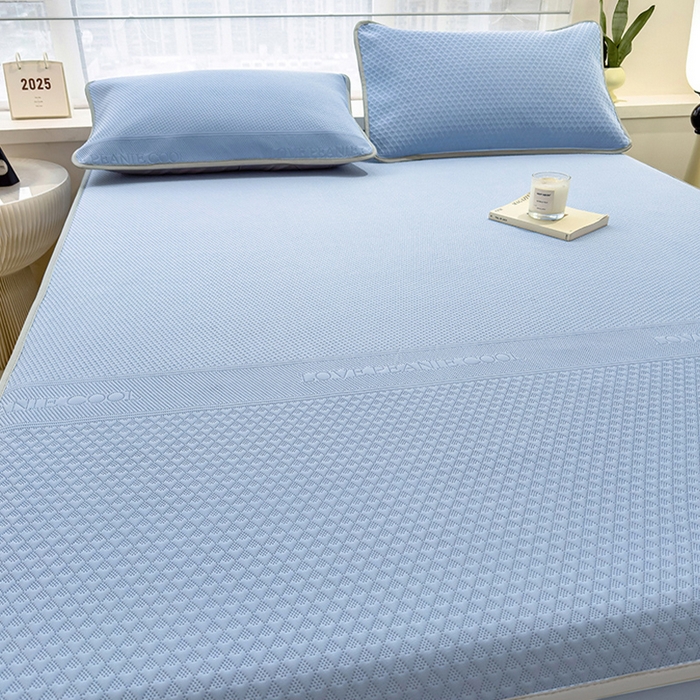 91家纺网 家纺一手货源 找家纺 （总）乐家欣 2026新款凉感冰丝夏被床笠四件套