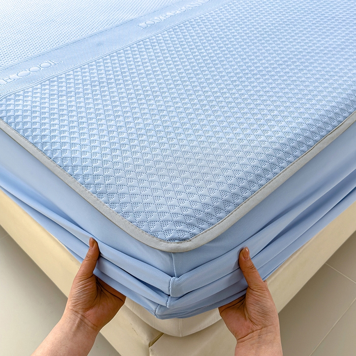 91家纺网 家纺一手货源 找家纺 （总）乐家欣 2026新款凉感冰丝夏被床笠四件套