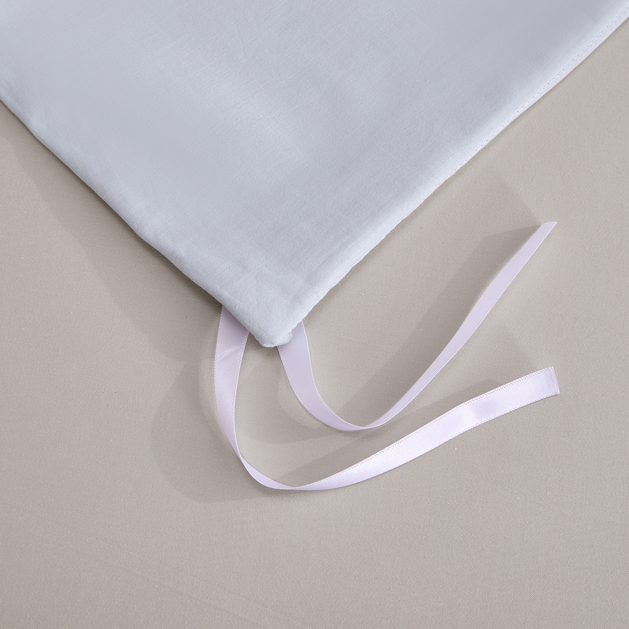 91家纺网 家纺一手货源 找家纺 合欢（原天一阁） 2026新款50s双股长绒棉全棉纯棉纯色四件套 水军蓝+银竹灰