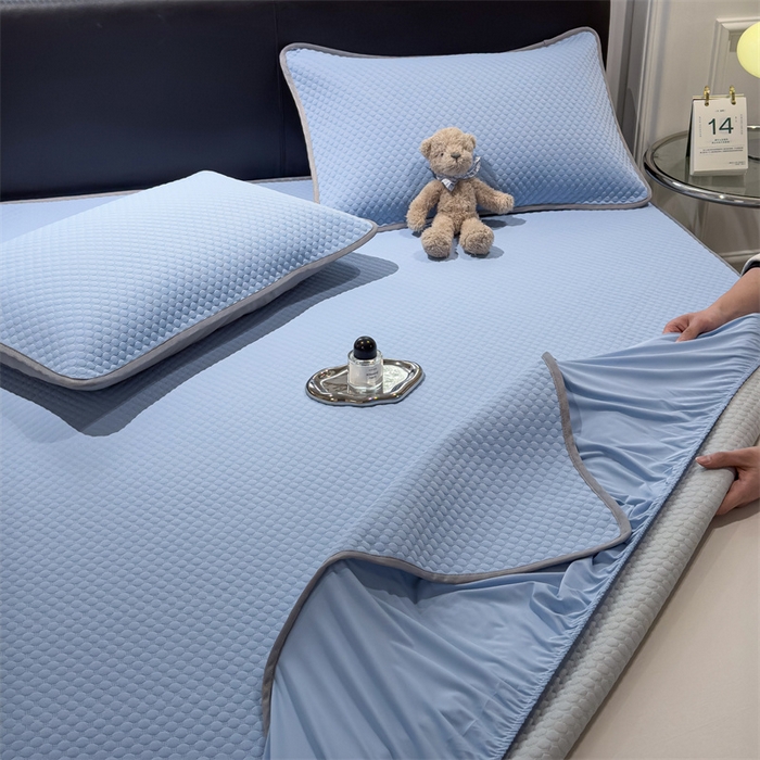 91家纺网 家纺一手货源 找家纺 （总）乐家欣 2026新款凉感凉豆豆床笠款床席款凉席系列