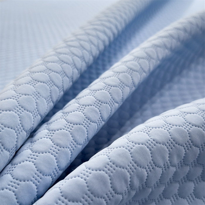 91家纺网 家纺一手货源 找家纺 乐家欣 2026新款凉感凉豆豆床笠款床席款凉席系列 凉豆豆-宾利蓝（床席款）