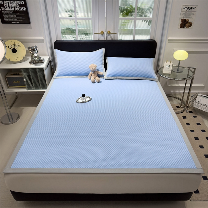 乐家欣 2026新款凉感凉豆豆床笠款床席款凉席系列 凉豆豆-宾利蓝（床席款）