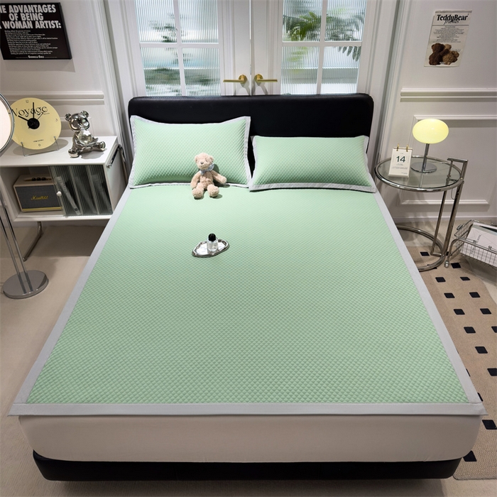 乐家欣 2026新款凉感凉豆豆床笠款床席款凉席系列 凉豆豆-松绿（床席款）