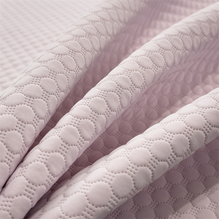 91家纺网 家纺一手货源 找家纺 乐家欣 2026新款凉感凉豆豆床笠款床席款凉席系列 凉豆豆-蜜桃粉（床席款）