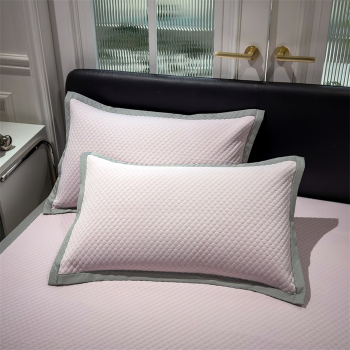 91家纺网 家纺一手货源 找家纺 乐家欣 2026新款凉感凉豆豆床笠款床席款凉席系列 凉豆豆-蜜桃粉（床席款）