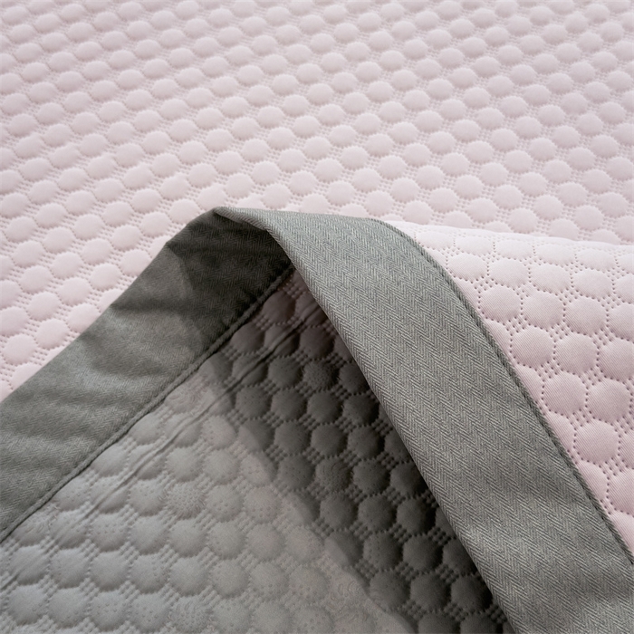 91家纺网 家纺一手货源 找家纺 乐家欣 2026新款凉感凉豆豆床笠款床席款凉席系列 凉豆豆-蜜桃粉（床席款）