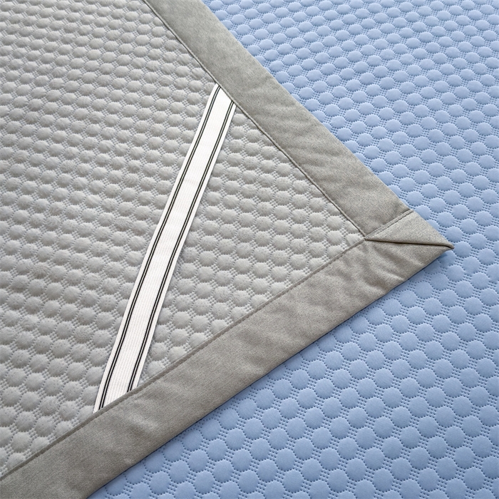 91家纺网 家纺一手货源 找家纺 乐家欣 2026新款凉感凉豆豆床笠款床席款凉席系列 凉豆豆-宾利蓝（床席款）