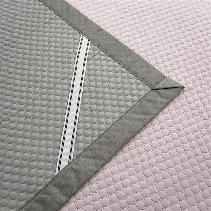 91家纺网 家纺一手货源 找家纺 乐家欣 2026新款凉感凉豆豆床笠款床席款凉席系列 凉豆豆-蜜桃粉（床席款）