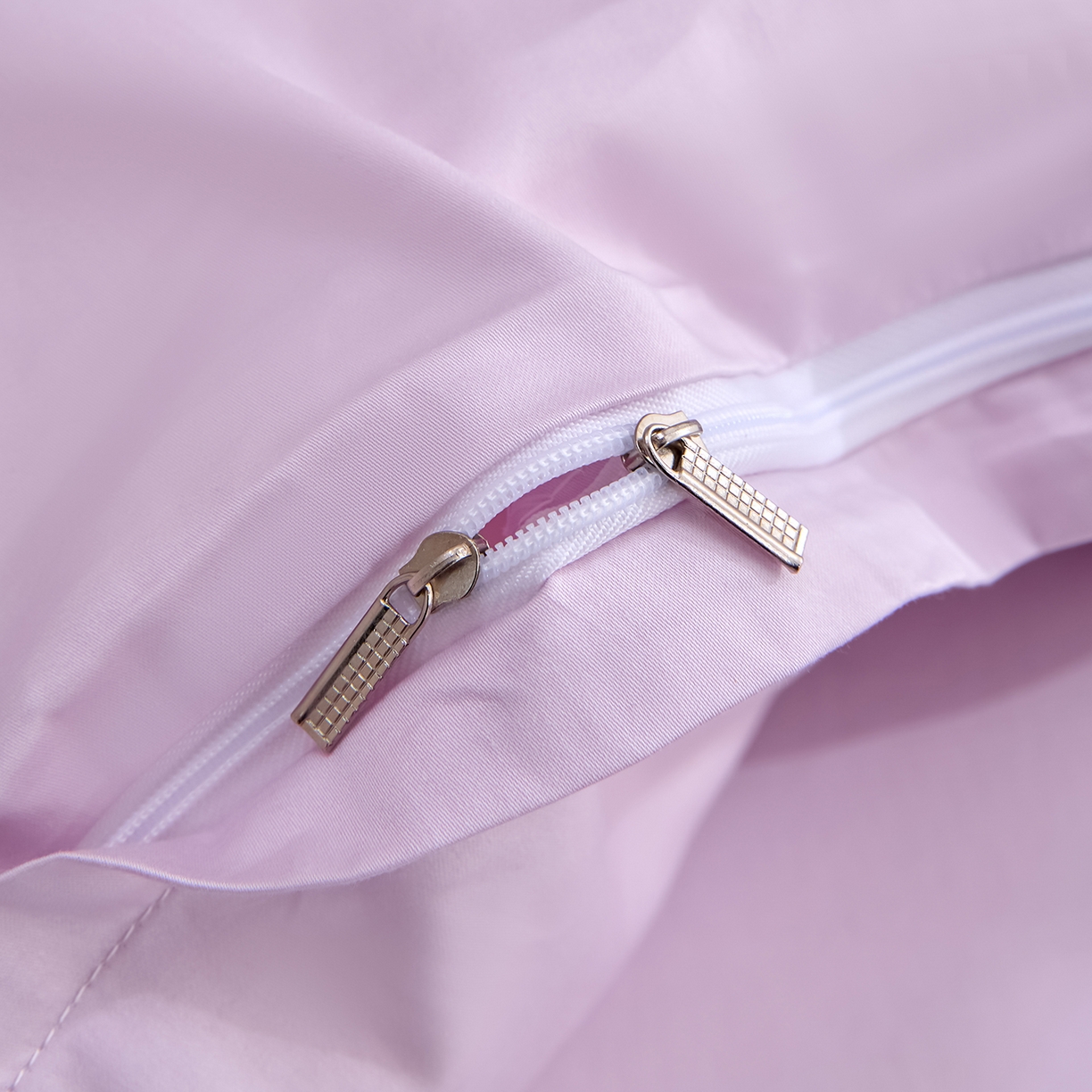 91家纺网 家纺一手货源 找家纺 合欢（原天一阁） 2026新款50s双股长绒棉全棉纯棉纯色四件套 香芋紫