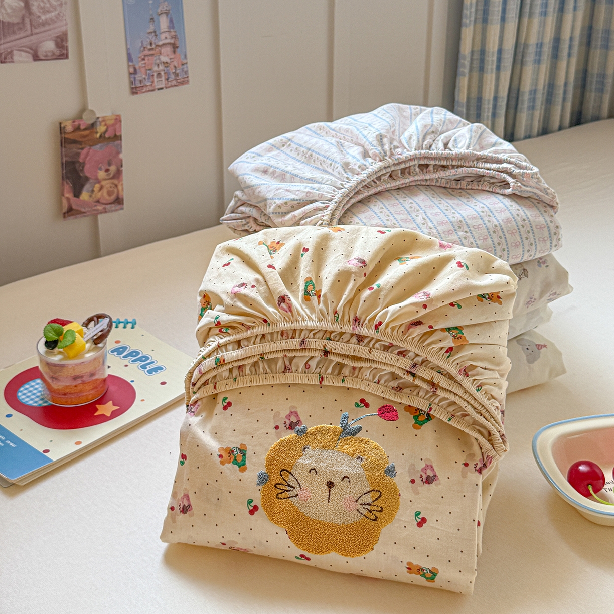 91家纺网 家纺一手货源 找家纺 （总）舒居家纺 2026新款13070全棉纯棉毛巾绣单床笠床笠单件