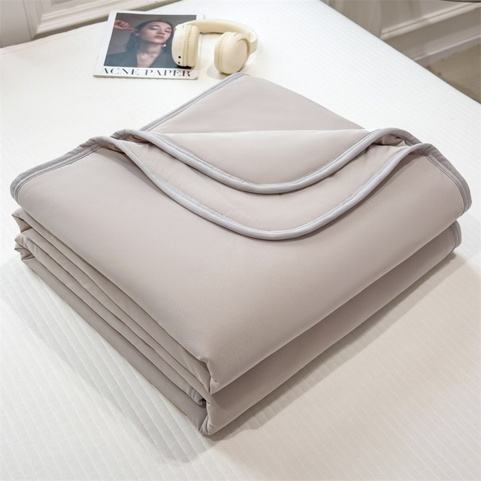 91家纺网 家纺一手货源 找家纺 （总）乐家欣 2026新款凉感欧式夏被床笠四件套