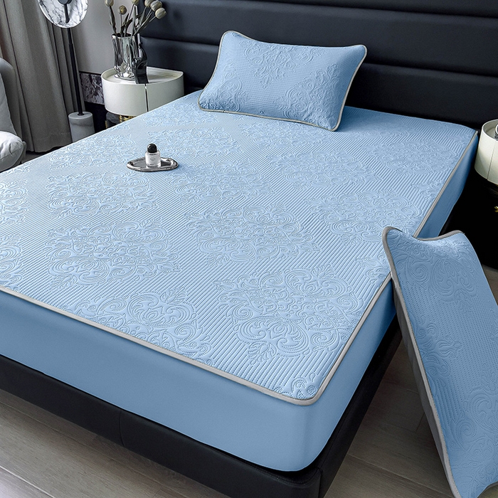 91家纺网 家纺一手货源 找家纺 （总）乐家欣 2026新款凉感欧式夏被床笠四件套