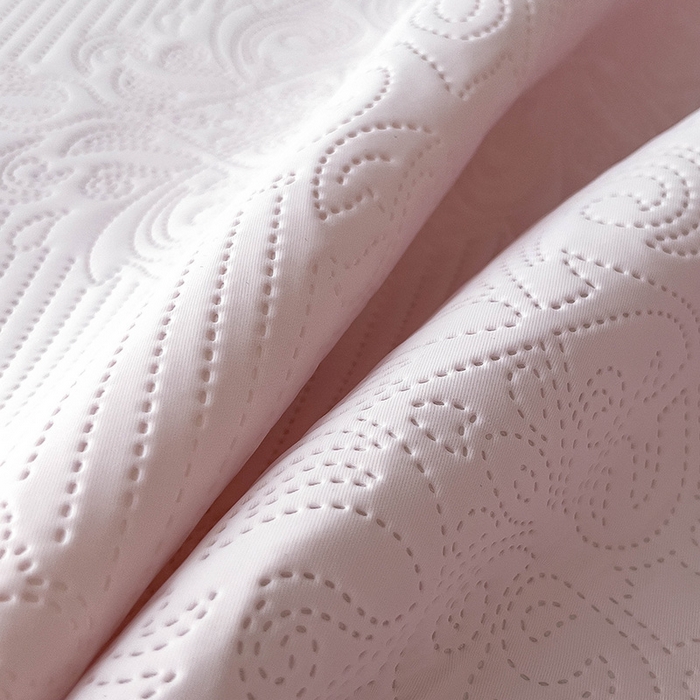 91家纺网 家纺一手货源 找家纺 乐家欣 2026新款凉感欧式夏被床笠四件套 欧式床笠-蜜桃粉