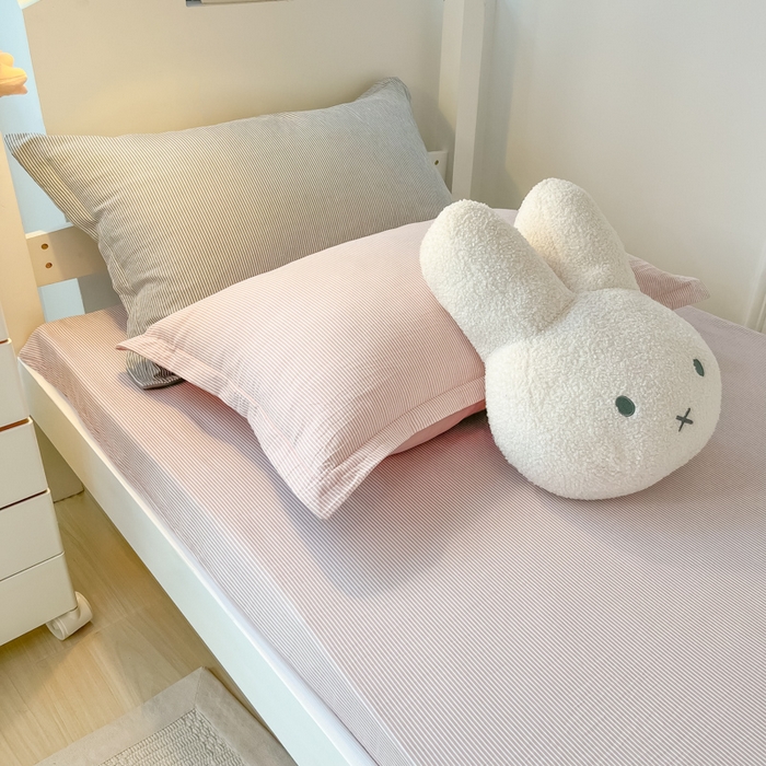 91家纺网 家纺一手货源 找家纺 （总）缦绣阁家纺 2026新款亲肤水洗棉舒适学生上下铺床垫套床笠床罩宿舍专用