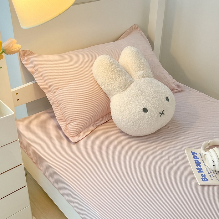 91家纺网 家纺一手货源 找家纺 （总）缦绣阁家纺 2026新款亲肤水洗棉舒适学生上下铺床垫套床笠床罩宿舍专用