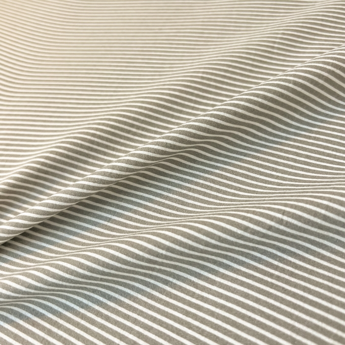 91家纺网 家纺一手货源 找家纺 缦绣阁家纺 2026新款亲肤水洗棉舒适学生上下铺床垫套床笠床罩宿舍专用 垫套-条纹浅灰