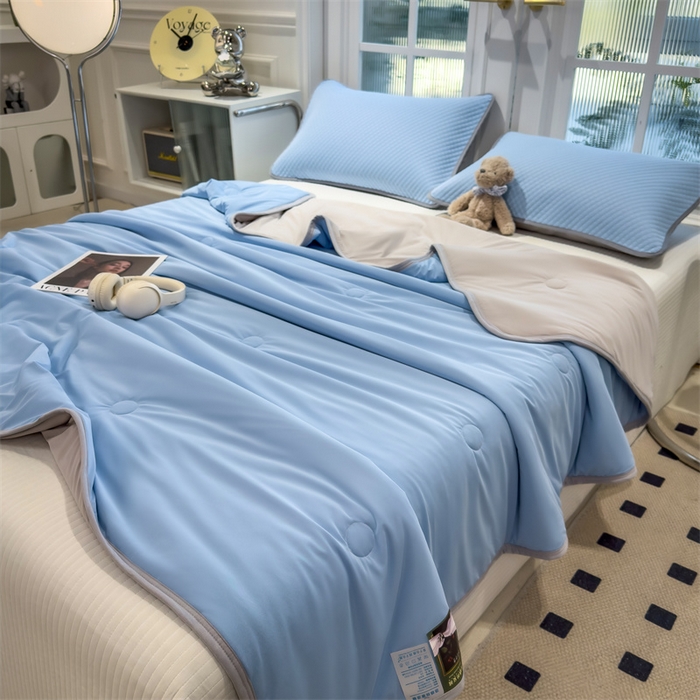 91家纺网 家纺一手货源 找家纺 （总）乐家欣 2026新款凉感丝夏被系列