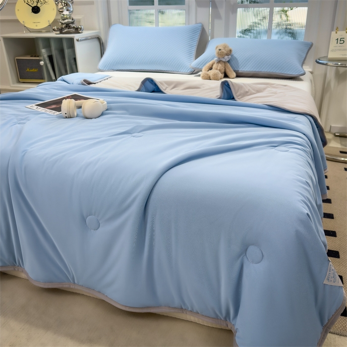 91家纺网 家纺一手货源 找家纺 （总）乐家欣 2026新款凉感丝夏被系列