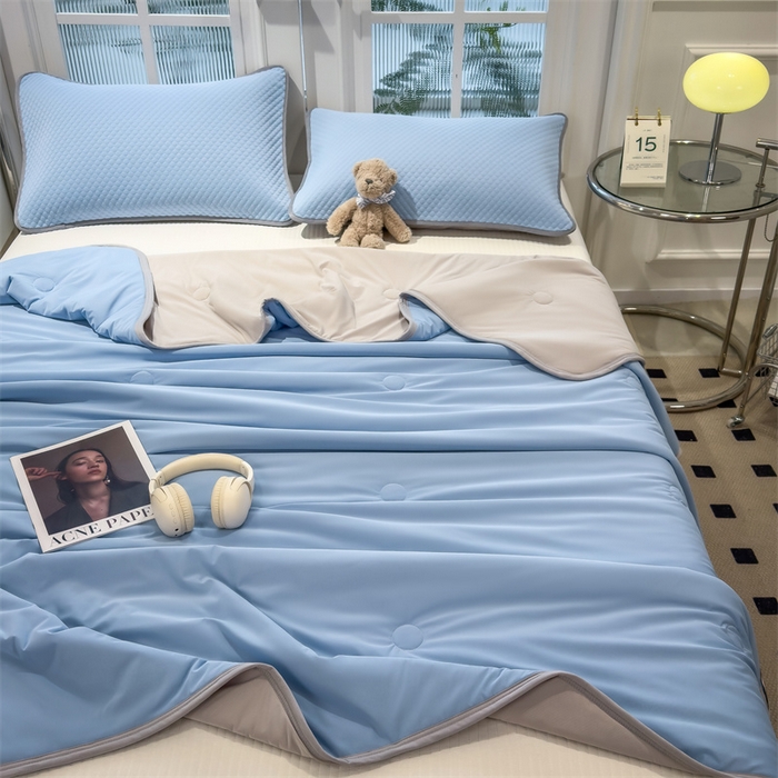 91家纺网 家纺一手货源 找家纺 （总）乐家欣 2026新款凉感丝夏被系列