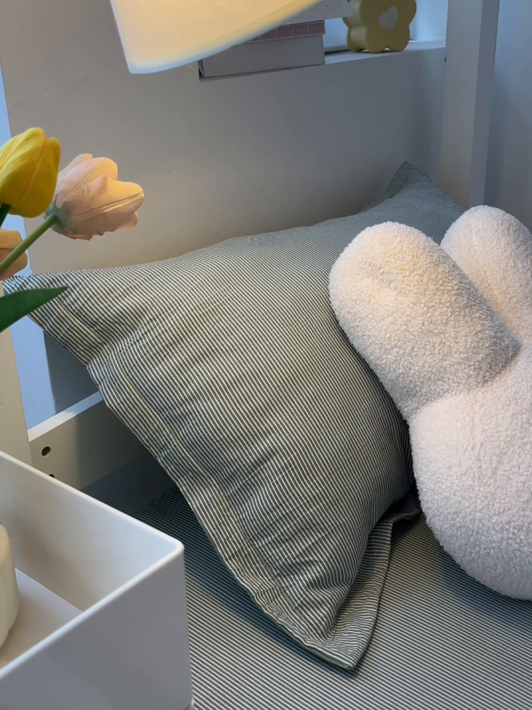 91家纺网 家纺一手货源 找家纺 缦绣阁家纺 2026新款亲肤水洗棉舒适学生上下铺床垫套床笠床罩宿舍专用 垫套-条纹浅绿