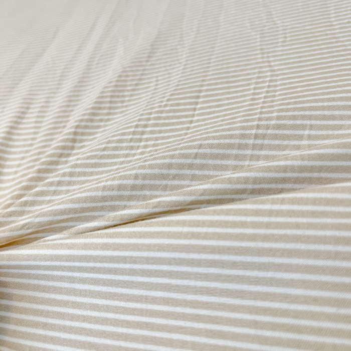 91家纺网 家纺一手货源 找家纺 缦绣阁家纺 2026新款亲肤水洗棉舒适学生上下铺床垫套床笠床罩宿舍专用 垫套-条纹浅咖