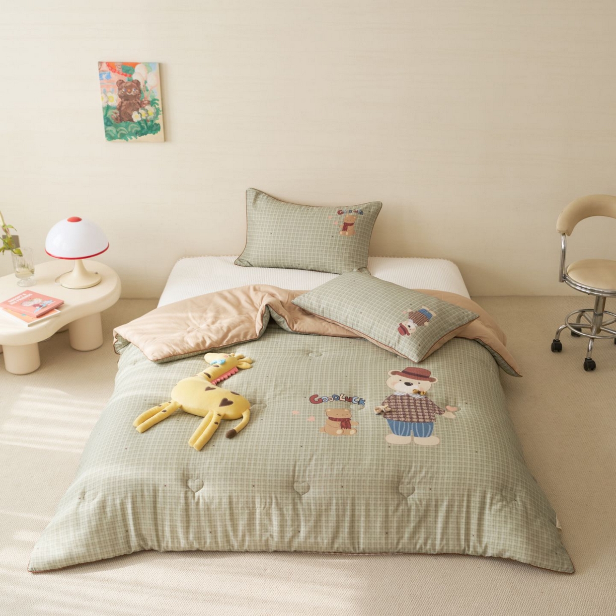 91家纺网 家纺一手货源 找家纺 （总）久典家居 2026新款A类全棉双层纱数码定位花型春秋被夏被