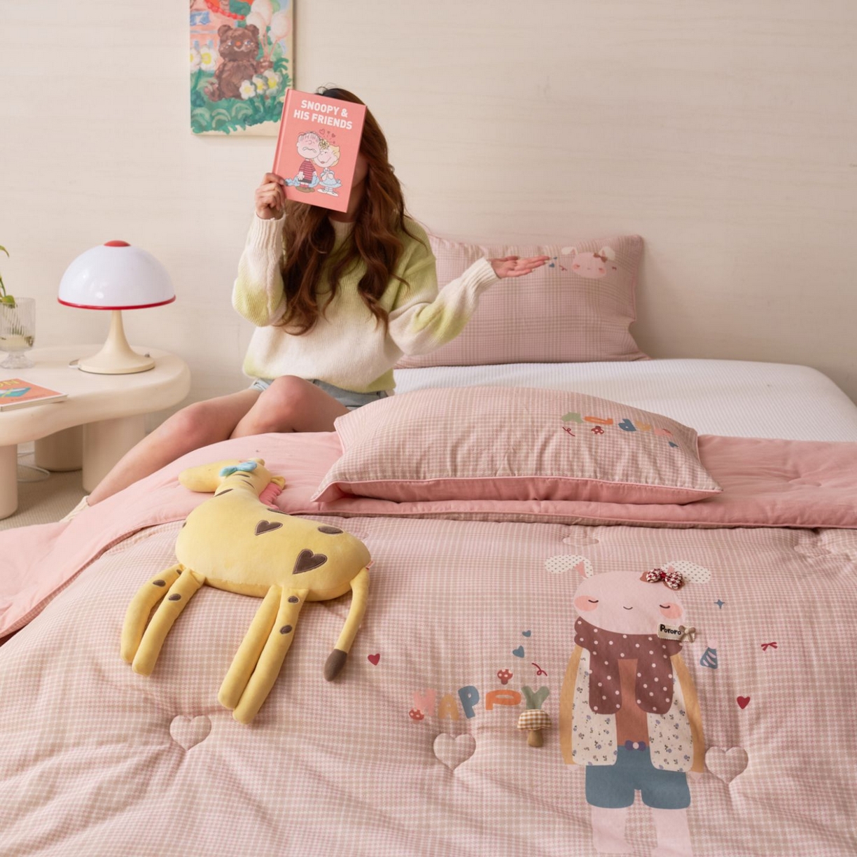 91家纺网 家纺一手货源 找家纺 （总）久典家居 2026新款A类全棉双层纱数码定位花型春秋被夏被