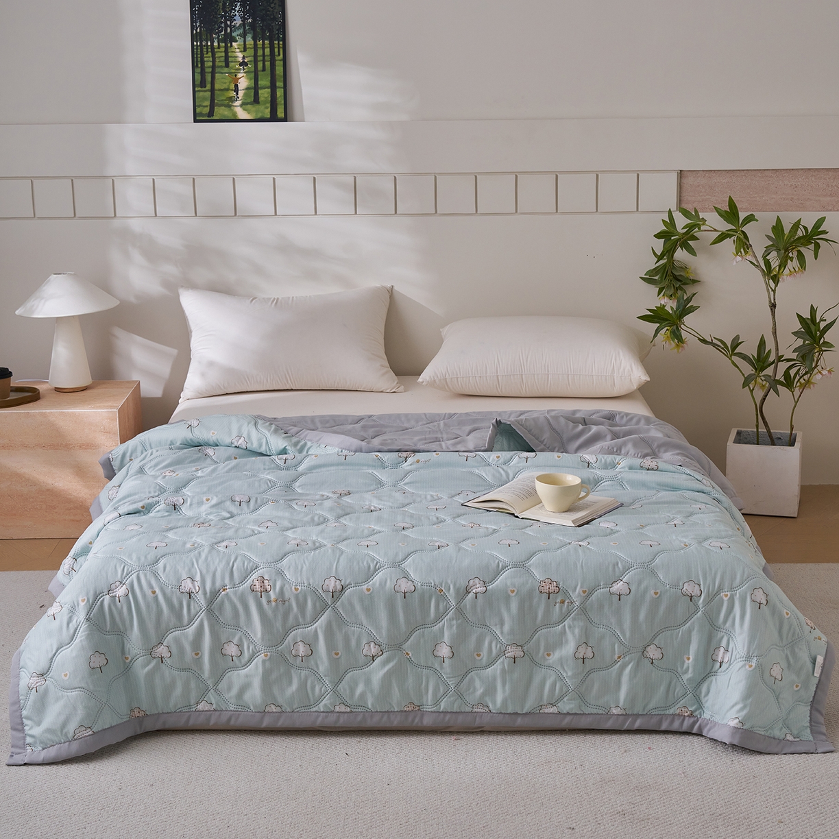 91家纺网 家纺一手货源 找家纺 （总）悦织湾家纺 2026新款超声波夏被亲肤绒夏凉被芦荟棉夏季被子批发供货赠品礼品被便宜夏被空调被