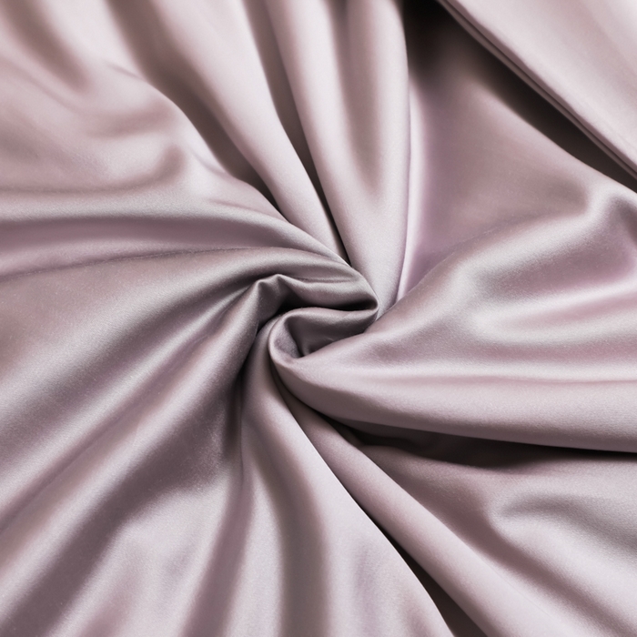 91家纺网 家纺一手货源 找家纺 缦绣阁家纺 2026新款夏季水洗冰丝轻奢四件套及丝滑裸睡被套被罩单品 椰子灰