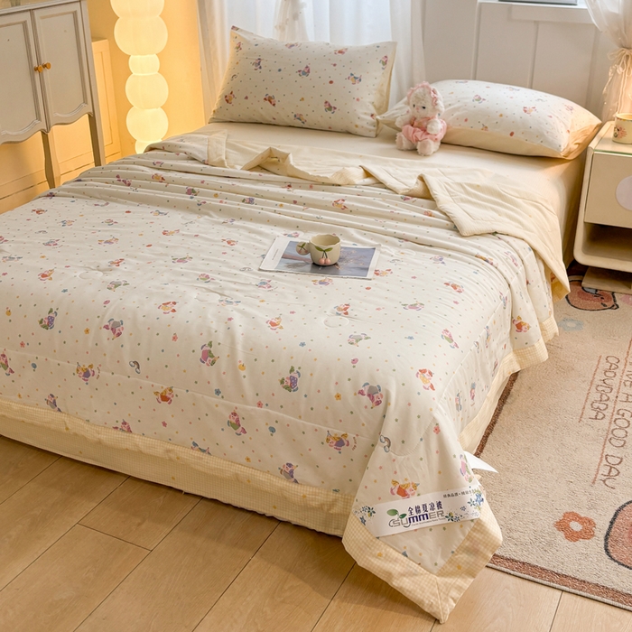 91家纺网 家纺一手货源 找家纺 （总）羽梦家纺 2026新款新疆棉花全棉夏凉被被子被芯