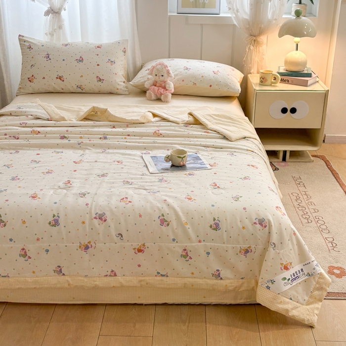 91家纺网 家纺一手货源 找家纺 （总）羽梦家纺 2026新款新疆棉花全棉夏凉被被子被芯