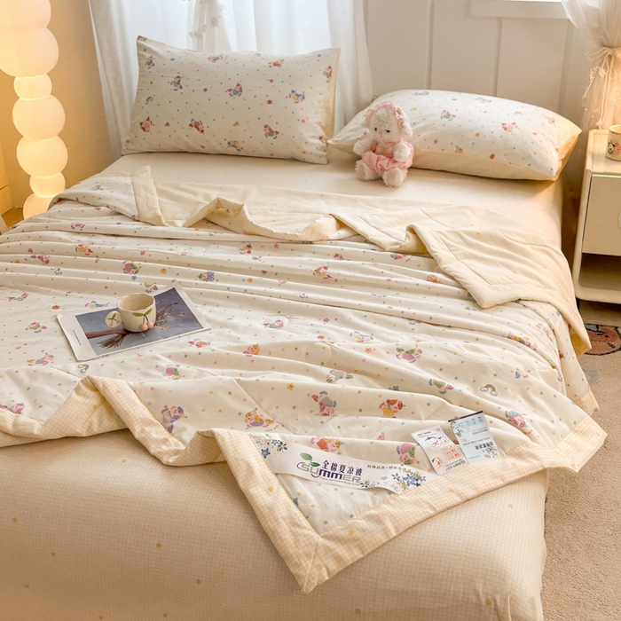 91家纺网 家纺一手货源 找家纺 （总）羽梦家纺 2026新款新疆棉花全棉夏凉被被子被芯