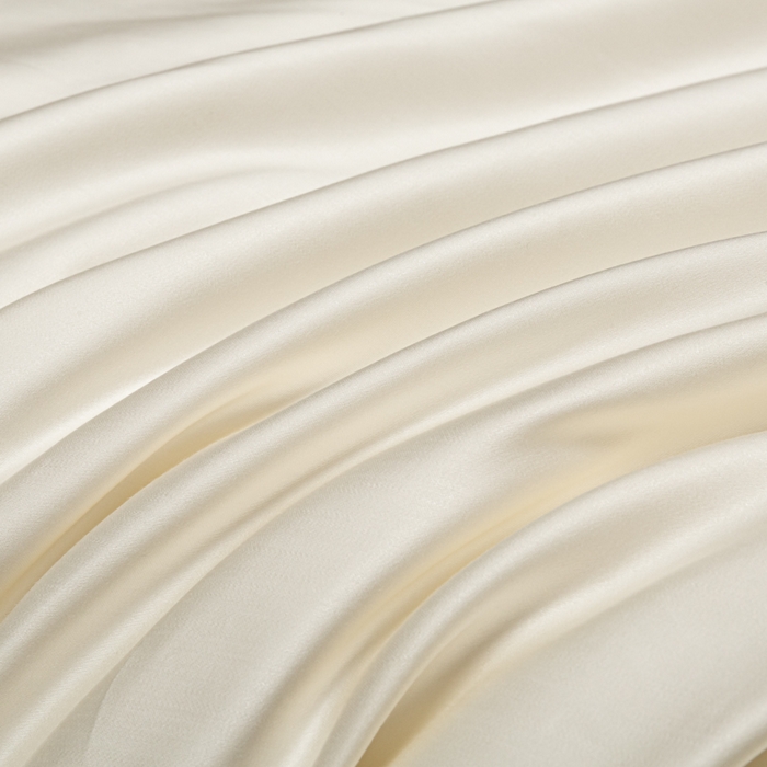 91家纺网 家纺一手货源 找家纺 缦绣阁家纺 2026新款夏季轻奢水洗仿真丝四件套凉感丝床单被套纯色冰丝床笠双人三件套 麻绳款-奶昔+粉