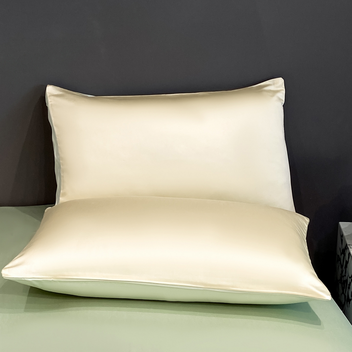 91家纺网 家纺一手货源 找家纺 云棉坊 2026新款水洗冰丝夏被-满绣系列 梦幻熊-奶黄绿