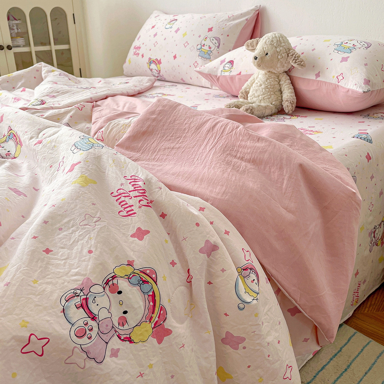 91家纺网 家纺一手货源 找家纺 （总）纽缦家纺 2026春夏新款A类古法水洗棉夏被夏凉被空调被