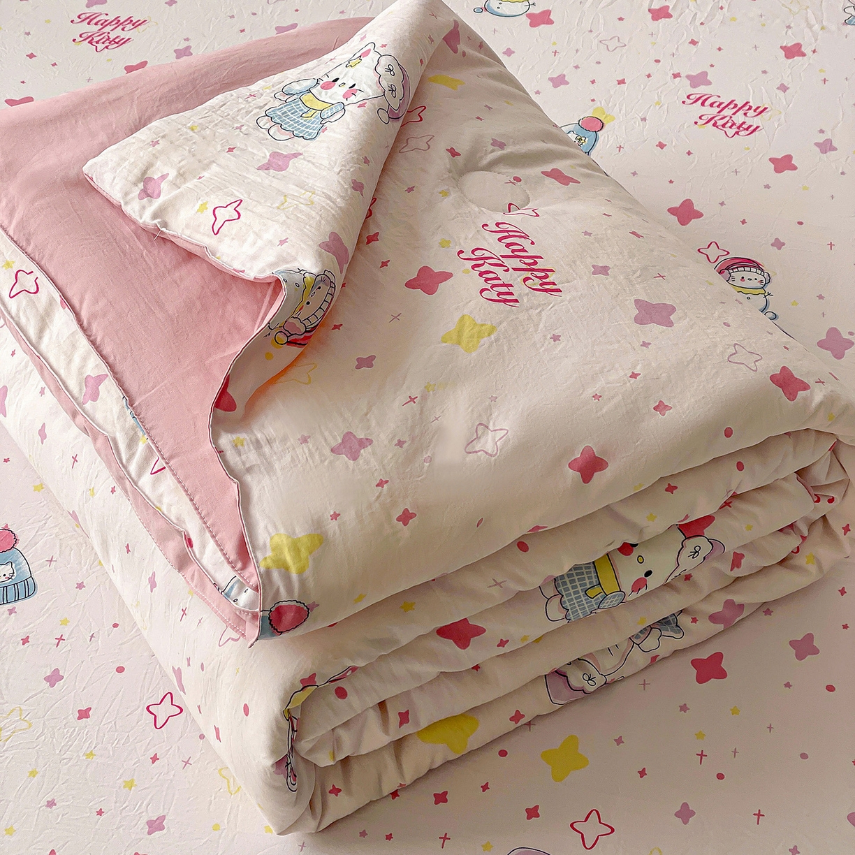 （总）纽缦家纺 2026春夏新款A类古法水洗棉夏被夏凉被空调被