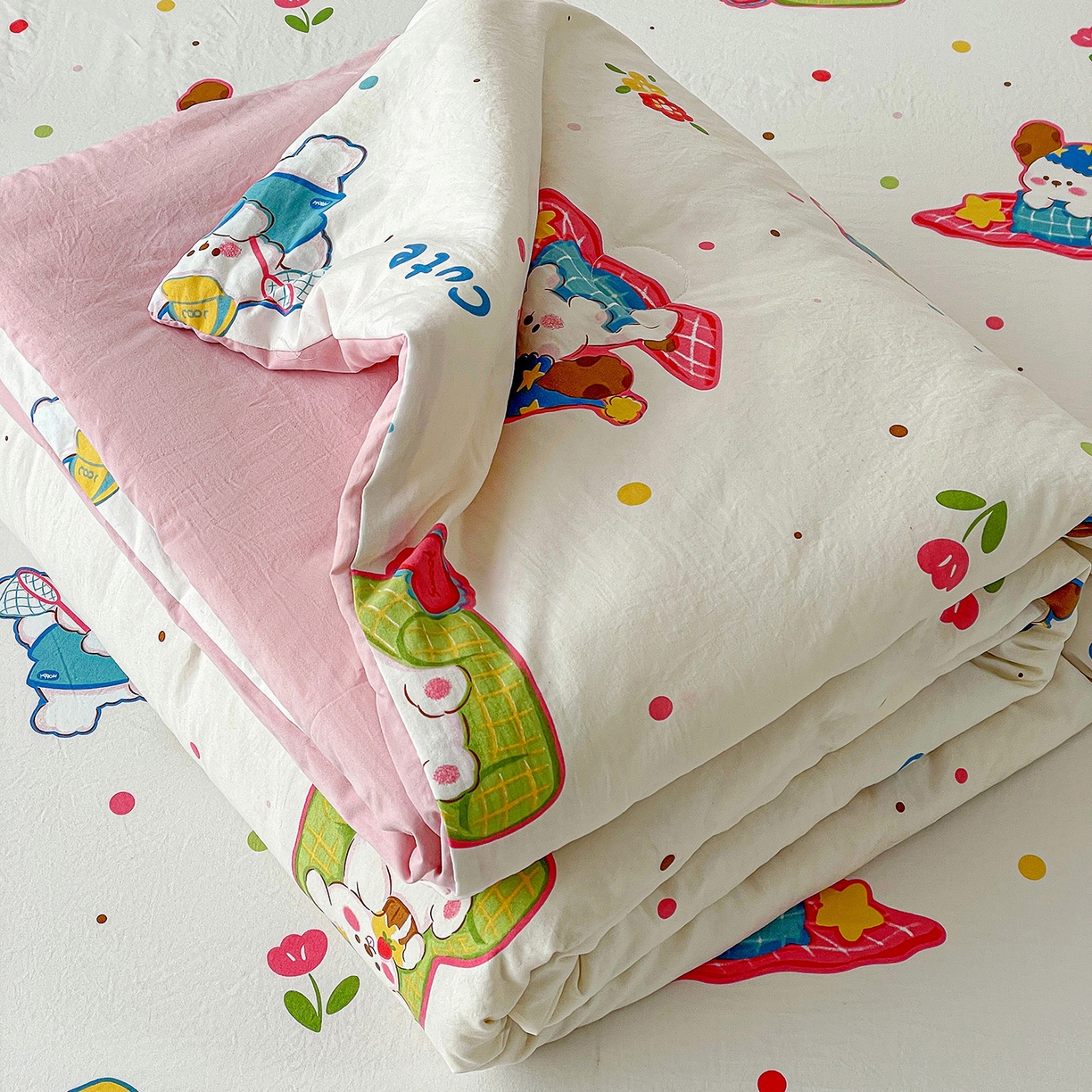 91家纺网 家纺一手货源 找家纺 （总）纽缦家纺 2026春夏新款A类古法水洗棉夏被夏凉被空调被