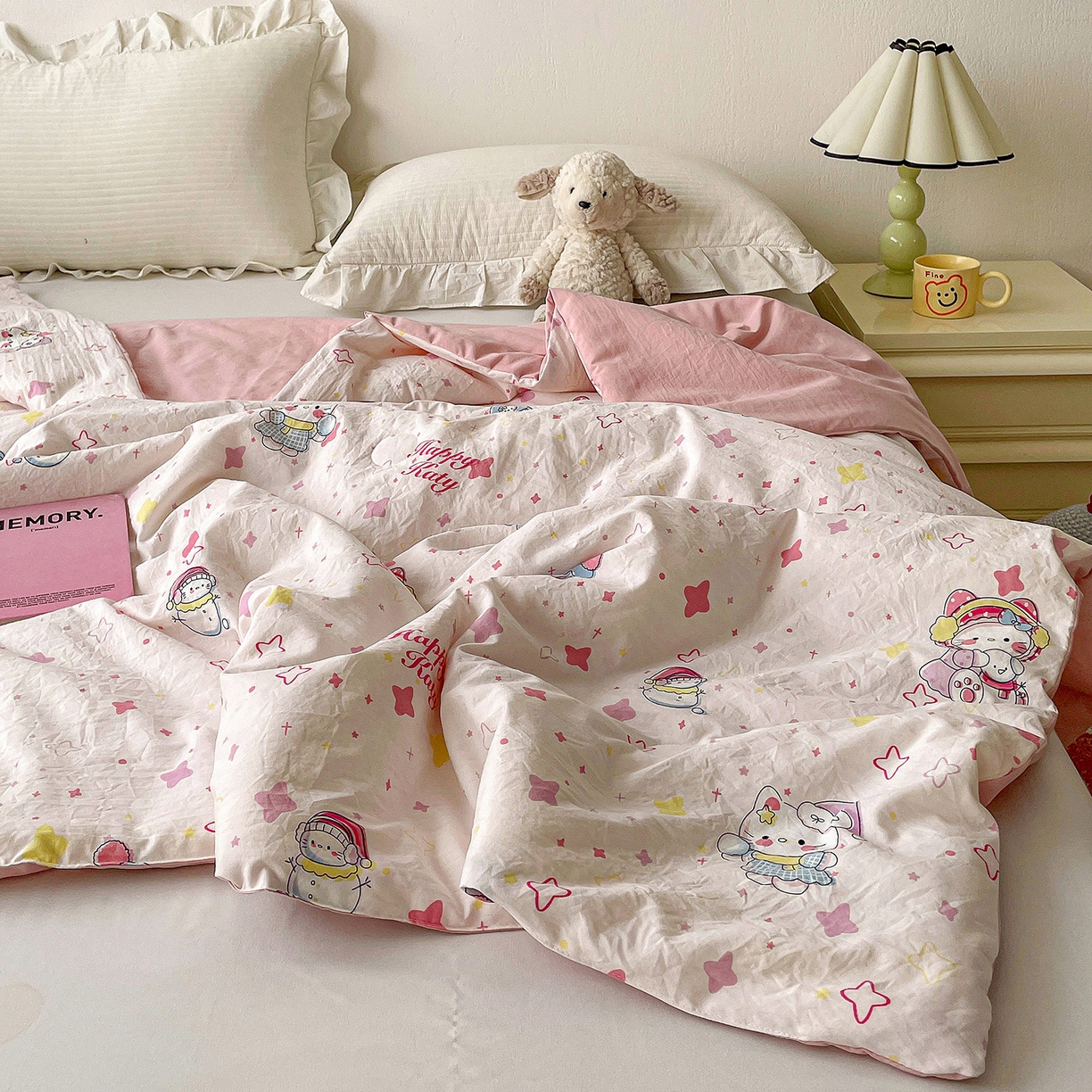 91家纺网 家纺一手货源 找家纺 纽缦家纺 2026春夏新款A类古法水洗棉夏被夏凉被空调被 安娜