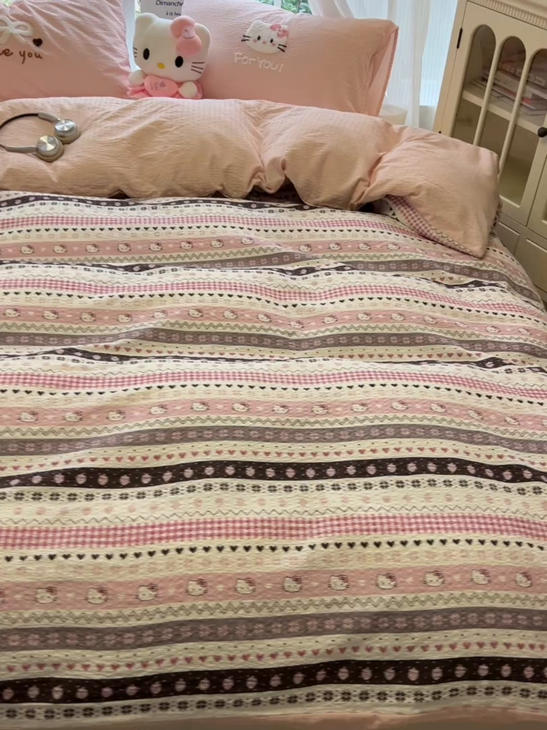 91家纺网 家纺一手货源 找家纺 （总）韩巢家纺 2026新款泡芙纱费尔岛毛巾绣四件套