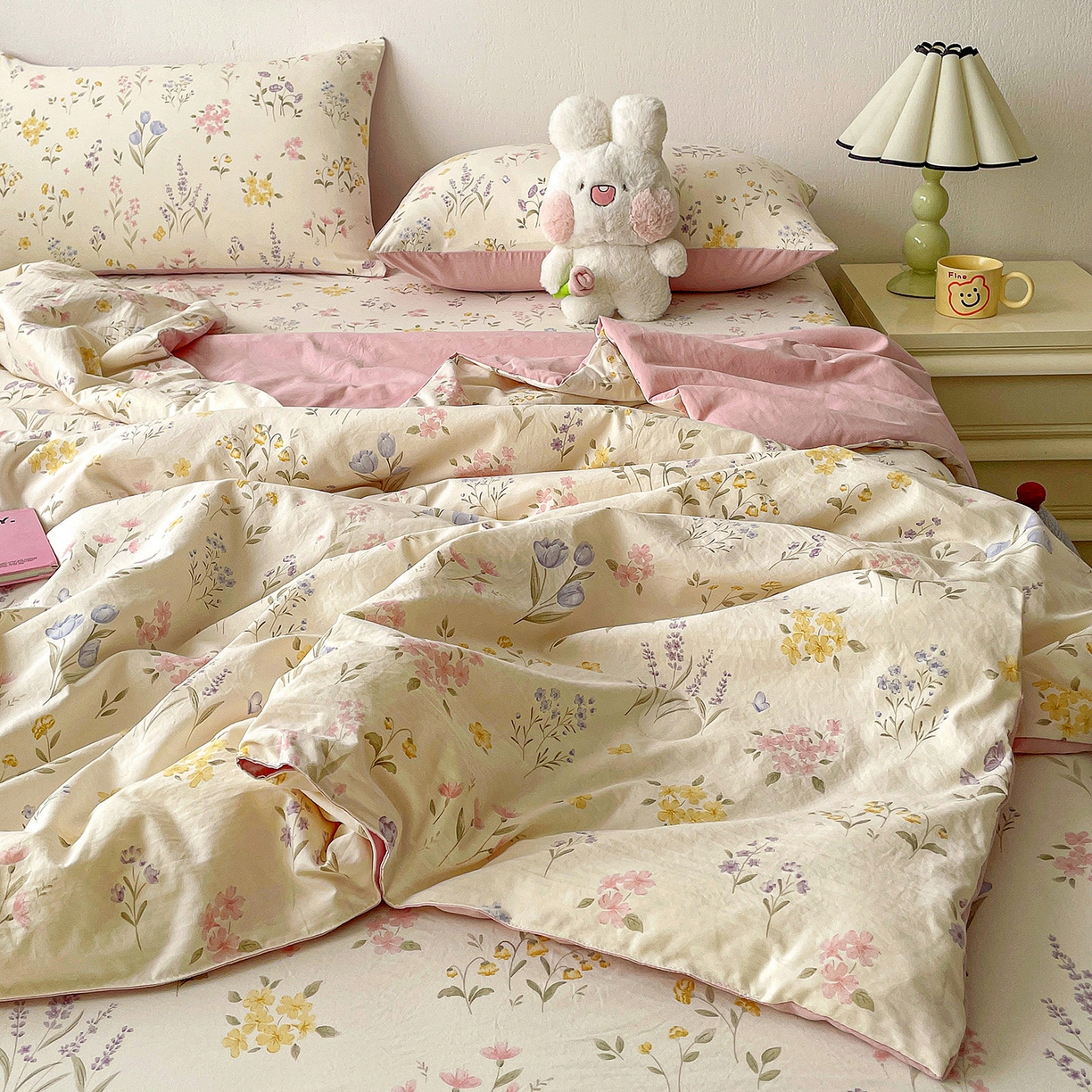 91家纺网 家纺一手货源 找家纺 纽缦家纺 2026春夏新款A类古法水洗棉夏被夏凉被空调被 聆风