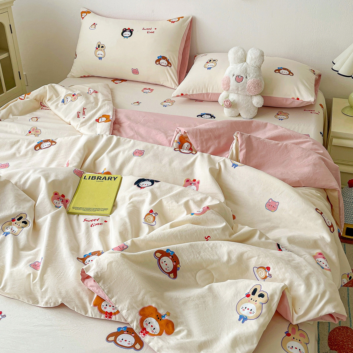 91家纺网 家纺一手货源 找家纺 纽缦家纺 2026春夏新款A类古法水洗棉夏被夏凉被空调被 慕尼