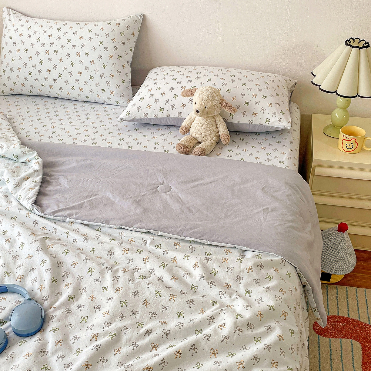 91家纺网 家纺一手货源 找家纺 纽缦家纺 2026春夏新款A类古法水洗棉夏被夏凉被空调被 铃兰兰