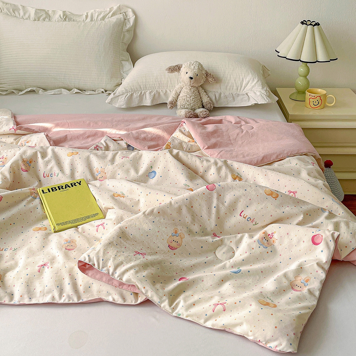 91家纺网 家纺一手货源 找家纺 纽缦家纺 2026春夏新款A类古法水洗棉夏被夏凉被空调被 乐淘