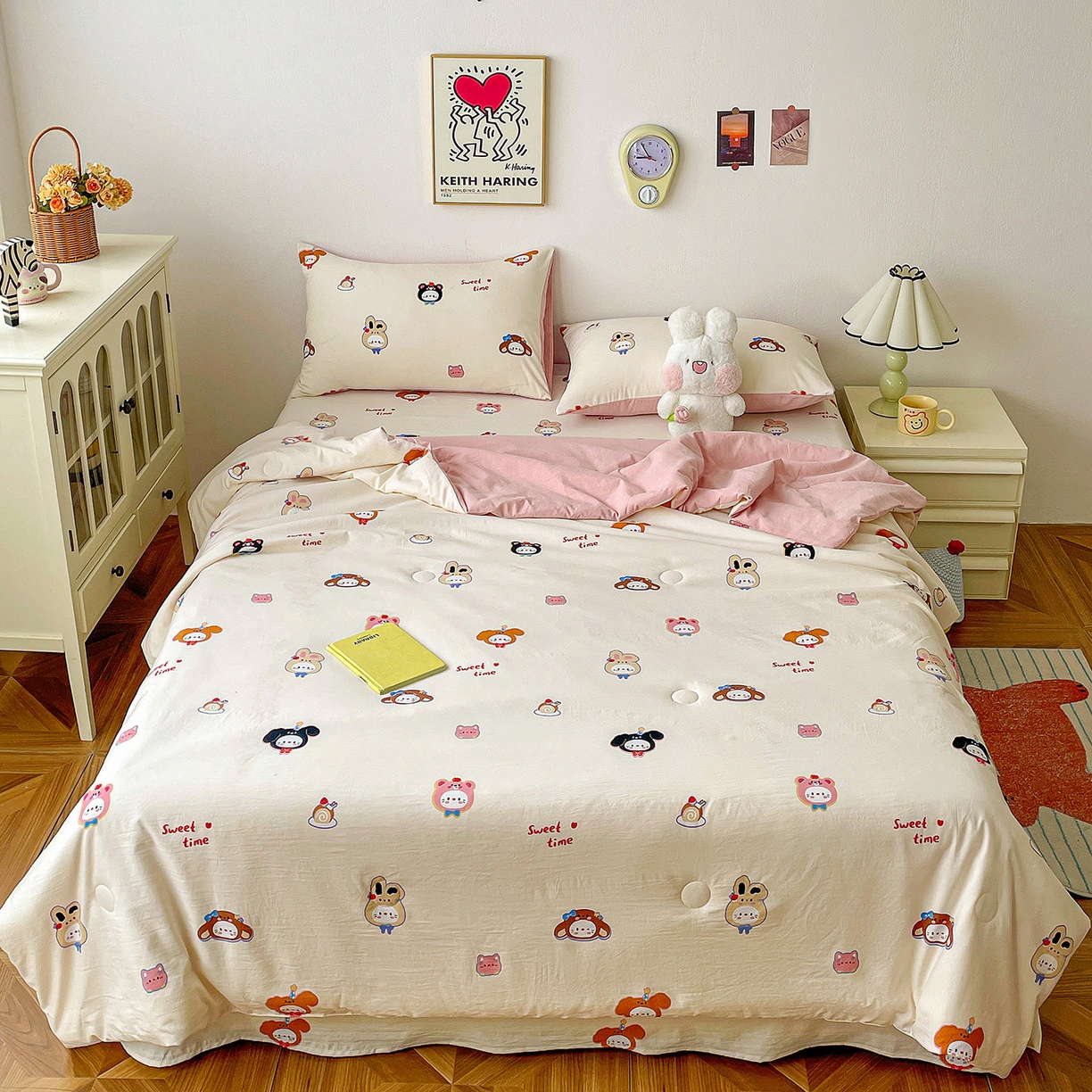 91家纺网 家纺一手货源 找家纺 纽缦家纺 2026春夏新款A类古法水洗棉夏被夏凉被空调被 慕尼