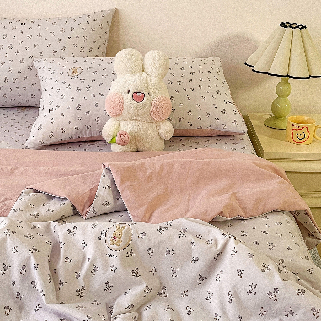 91家纺网 家纺一手货源 找家纺 纽缦家纺 2026春夏新款A类古法水洗棉夏被夏凉被空调被 恋空灰